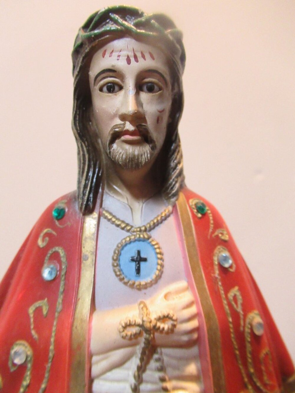 Vintage RARE Statue Religious Jesus Storyteller Table Decor - Picture 4 of 8